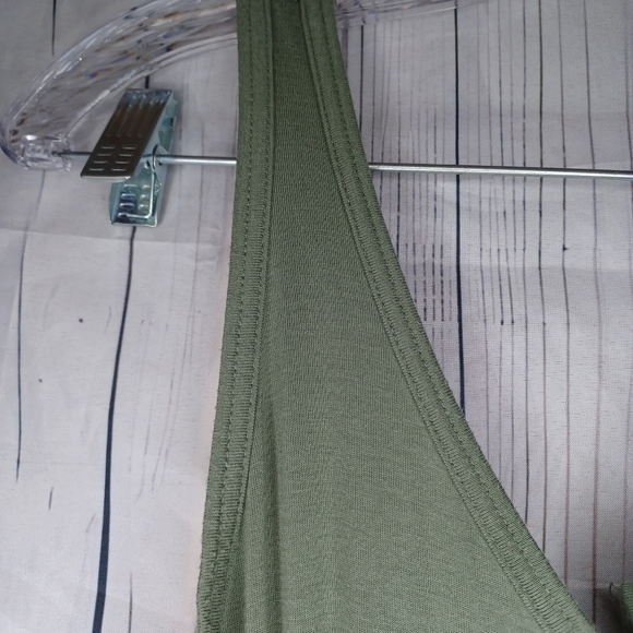 Abercrombie & Fitch Olive Green Sleeveless Jumpsuit - Picture 7 of 13